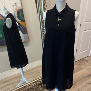 Anne Klein Black Sleeveless Dress